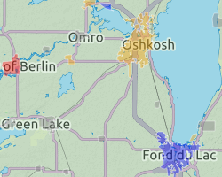 screenshot of Wisconsin Toponymy map