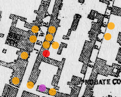 screenshot of Winchester Medieval Jews map